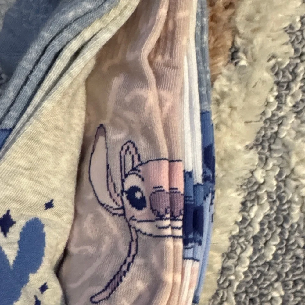 Disney Stitch 5 Pack Ankle Socks